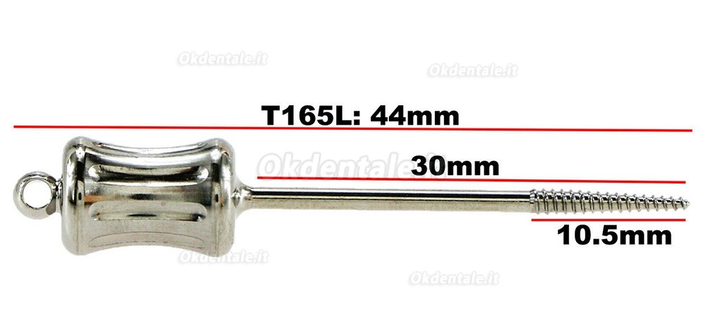 Estrattore manuale dentale Estratto frammenti di radice apicale Lunghi 44 mm Corti 33 mm